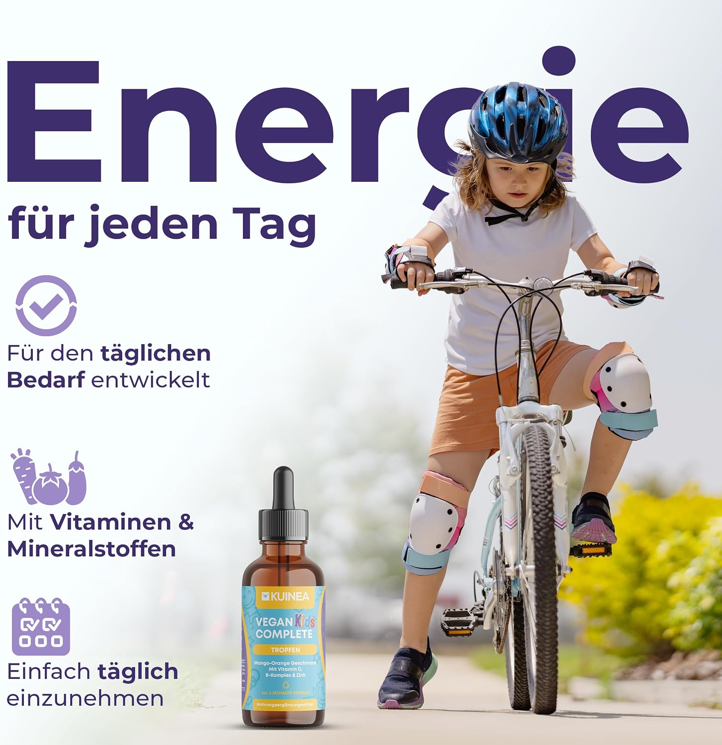 KUINEA Kids Multivitamin Tropfen Mango-Orange