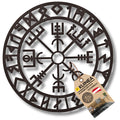 KUINEA Wandbild Wikinger-Kompass
