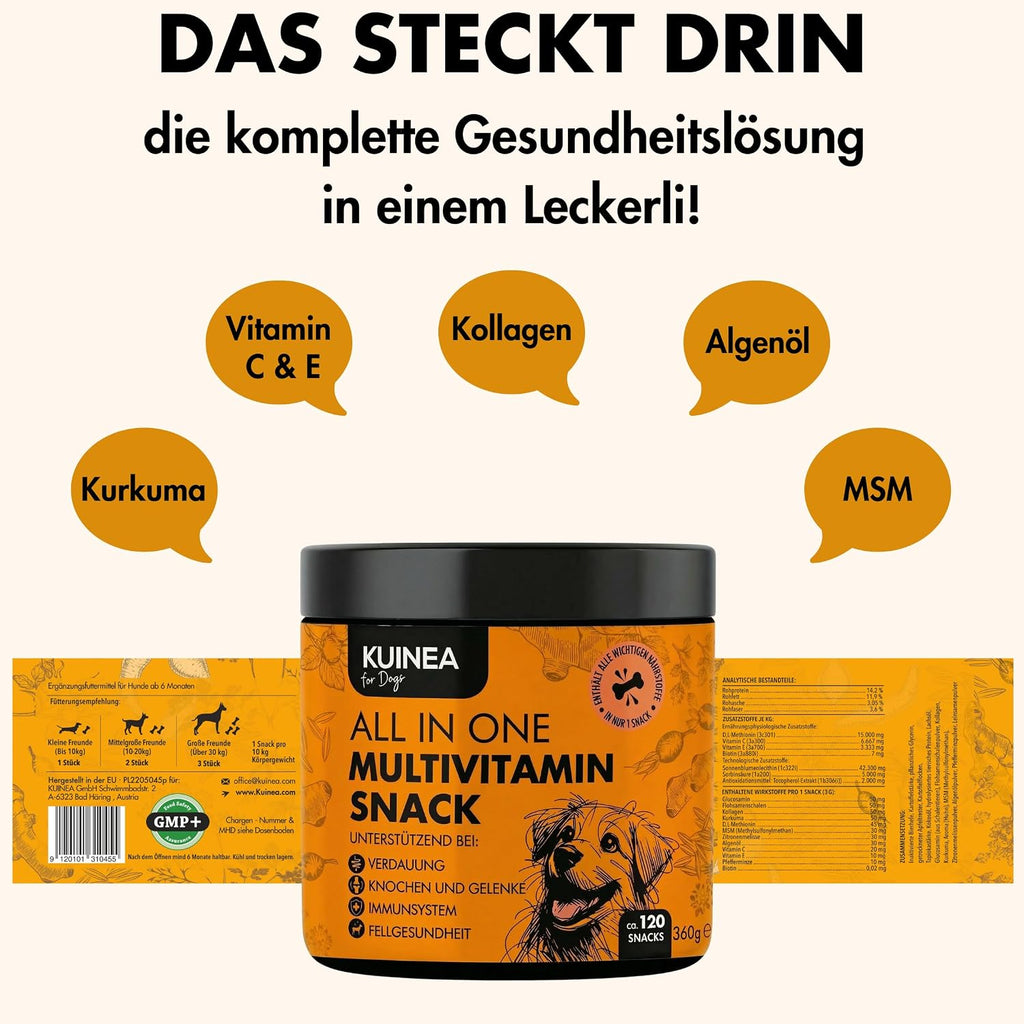 KUINEA for Dogs Multivitamin Snack